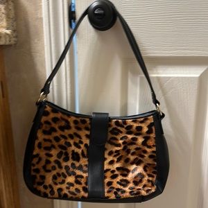 Leopard print purse